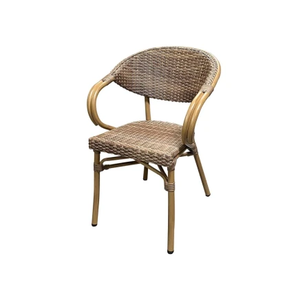 House of Sander Paris stol m. armlæn, beige